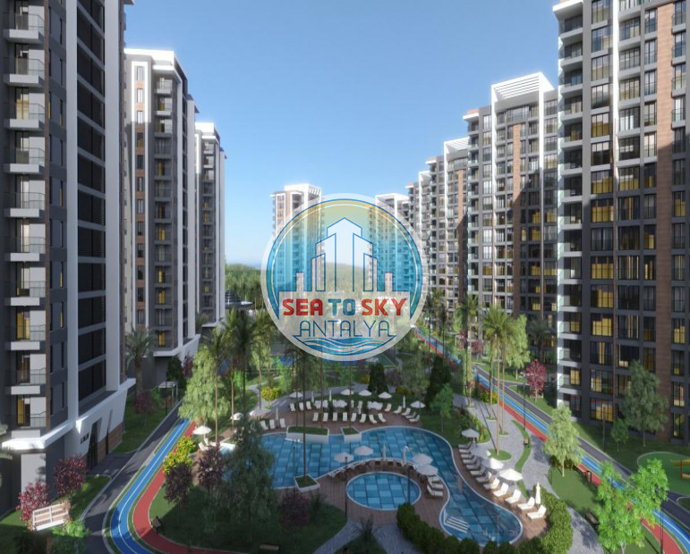 Apartments for sale in the Renji complex in Antalya Dosemealti
